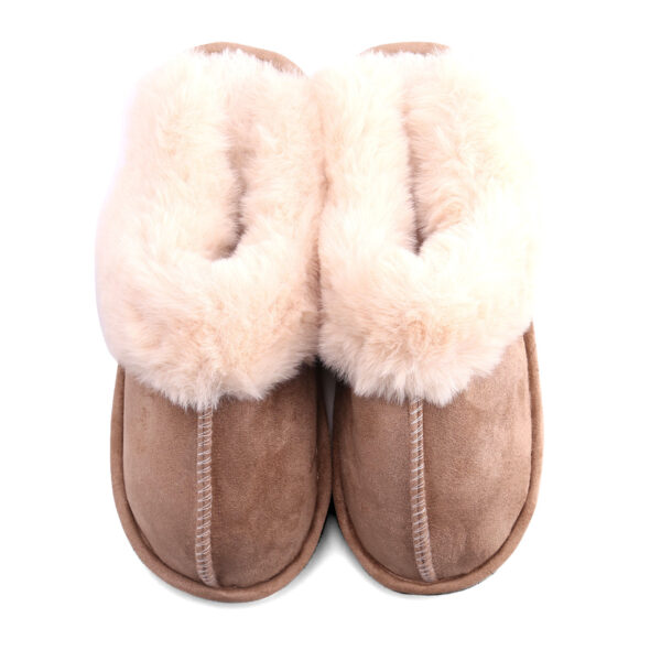 Fur Furry Slippers Women Winter Warm Plush House Shoes - Image 3