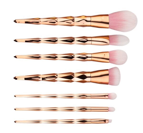 7 makeup brushes, makeup tools, diamond makeup brush foundation brush - Image 2