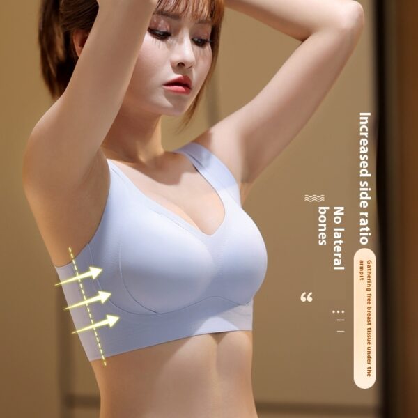 Lifting Seamless Underwear Women's Small Chest Push Up Breast Holding Prevent Accessory Breast Bra Soft Support Anti-sagging Vest Style - Image 3