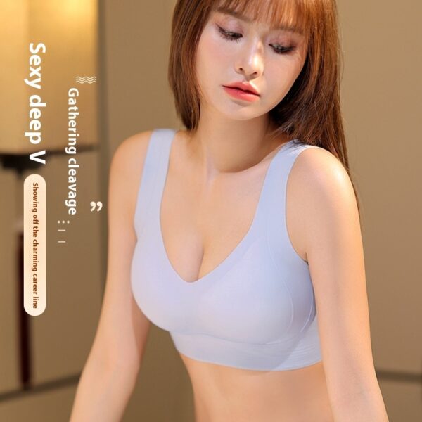 Lifting Seamless Underwear Women's Small Chest Push Up Breast Holding Prevent Accessory Breast Bra Soft Support Anti-sagging Vest Style - Image 4