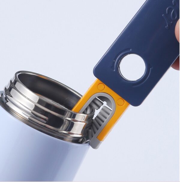 Bottle Gap Cleaner Brush Multifunctional Cup Cleaning Brushes Water Bottles Clean Tool Mini Silicone U-shaped Brush Kitchen Gadgets 4 In 1 - Image 5