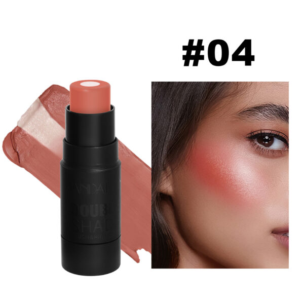 Multi-Color Sandwich Blush Stick Natural Nude Dress Brightening Color Solid Blush Shading Cream - Image 4