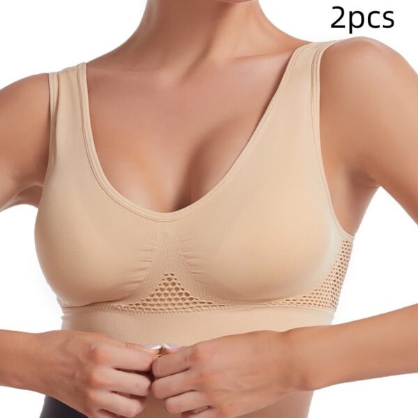 Women's Mesh Thin Sports Yoga Bra - Image 10