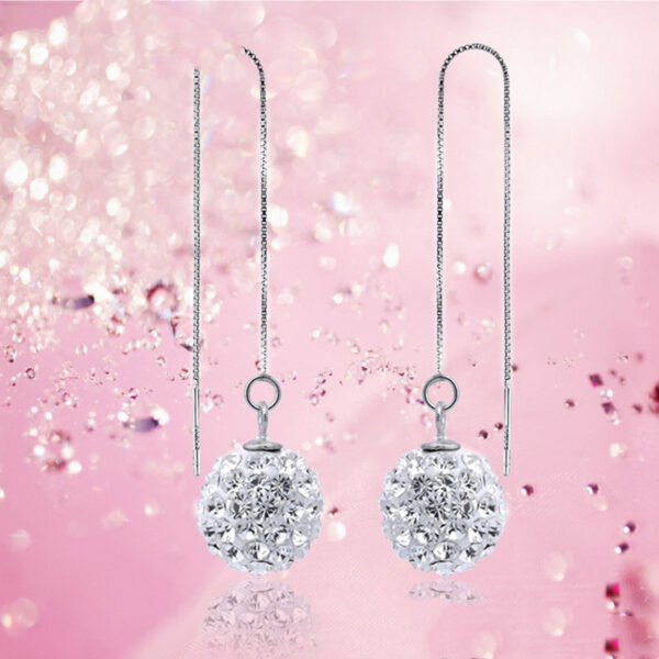 Crystal Earring Earrings Korea Korean Style Earrings Fashion Jewelry - Image 3