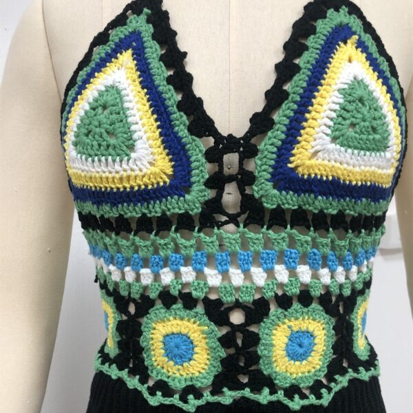 Ethnic Style Hand Crocheting Bra Bikini Top - Image 2