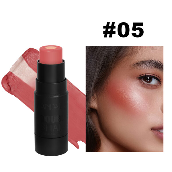 Multi-Color Sandwich Blush Stick Natural Nude Dress Brightening Color Solid Blush Shading Cream - Image 5