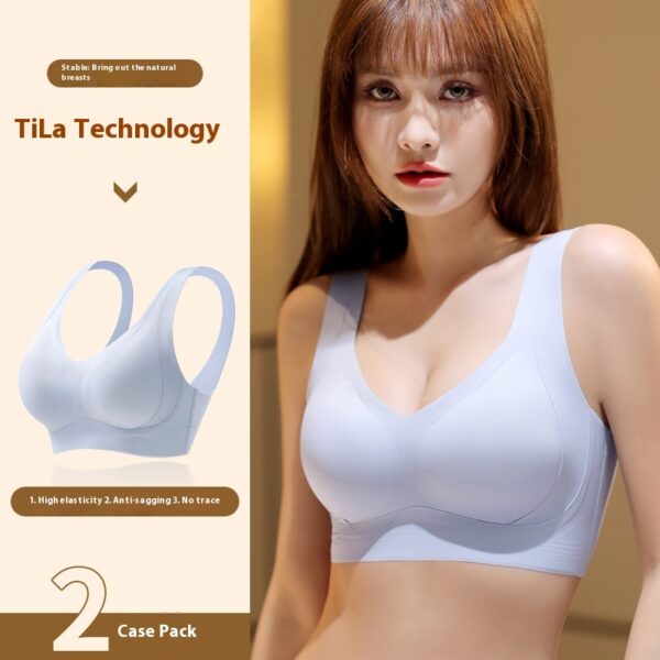 Lifting Seamless Underwear Women's Small Chest Push Up Breast Holding Prevent Accessory Breast Bra Soft Support Anti-sagging Vest Style