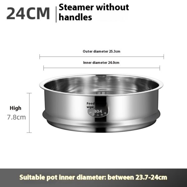 Electric Caldron Universal Steaming Rack 304 Stainless Steel Steamer With Handle - Image 10