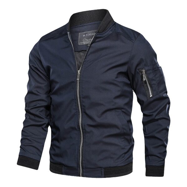 Casual Baseball Jacket Slim Fit - Image 10