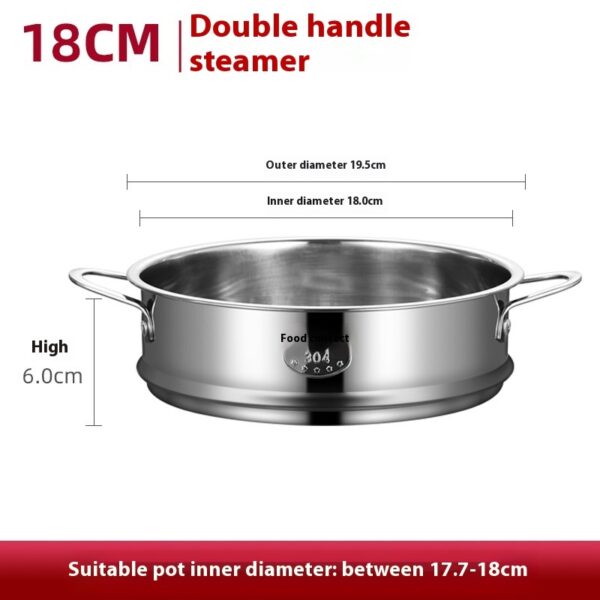 Electric Caldron Universal Steaming Rack 304 Stainless Steel Steamer With Handle - Image 5