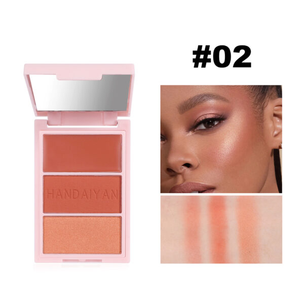 Blusher Plate Highlight Contour Compact Brighten Face - Image 3